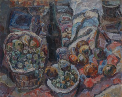 Lot 18 - Eugene Dabit French, 1898-1936 Still Life with...