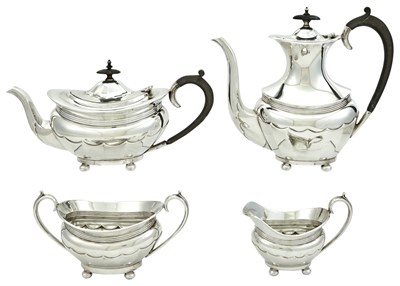 Lot 66 - George V Sterling Silver Tea and Coffee...