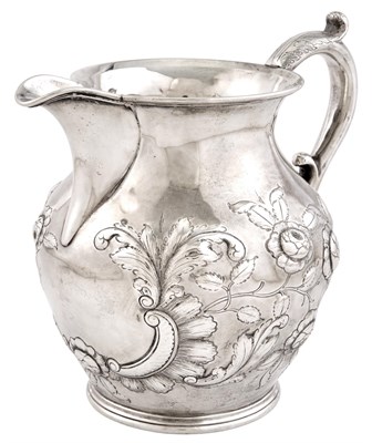 Lot 6 - American Silver Water Pitcher Allcock & Allen,...