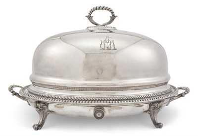 Lot 1232 - English Silver Plated Well and Tree Platter...