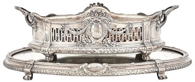 Lot 1182 - Continental Louis XVI Style Silver Plated...
