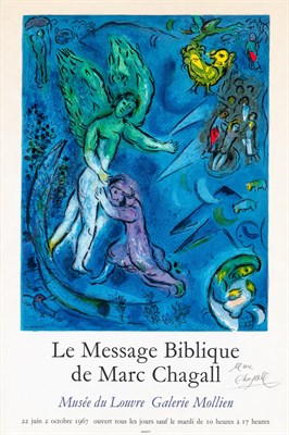 Lot 54 - After Marc Chagall (1887-1985) LE MESSAGE...