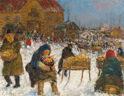 Lot 39 - Samuel Rothbort American, 1882-1971 Village in...