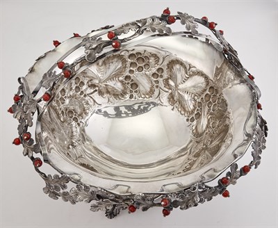 Lot 1189 - Continental Sterling Silver Centerpiece Basket...