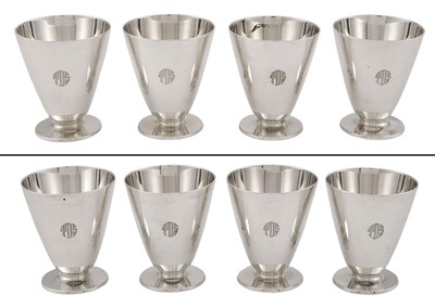 Lot 64 - Set of Eight Tiffany & Co. Sterling Silver...