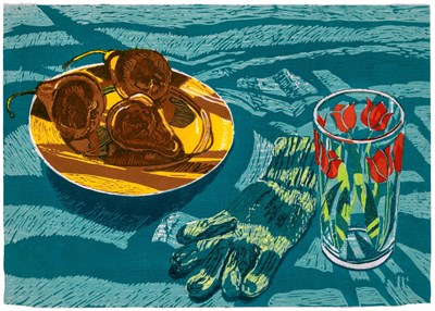 Lot 2211 - Janet Fish (b. 1938) PEARS AND GLOVE (KRAMER...