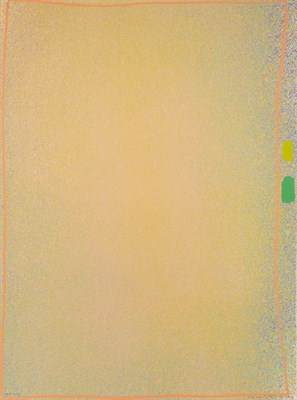 Lot 2206 - Jules Olitski (1922-2007) YELLOW/GREEN WITH...