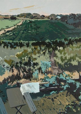 Lot 2162 - Robert Dash American 1931-2013 The Towel, 1979...