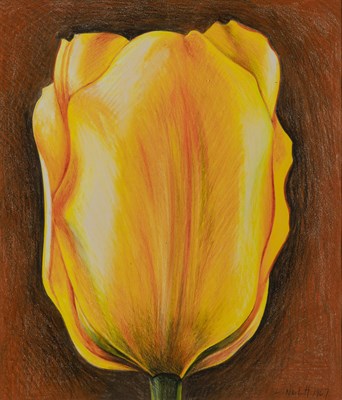 Lot 327 - Lowell Nesbitt American, 1933-1993 Yellow...