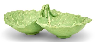 Lot 132 - Dodie Thayer Lettuce Ware Dual Compartment...