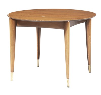 Lot 365 - Gio Ponti Walnut and Brass Model 2135...