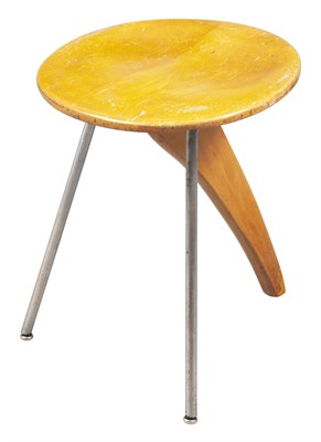 Lot 22 - Early Isamu Noguchi Steel, Aluminum and Birch...