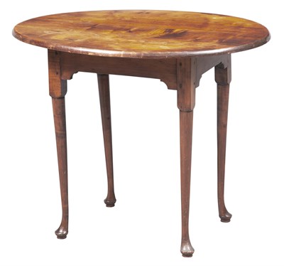 Lot 176 - Queen Anne Oval Top Tea Table