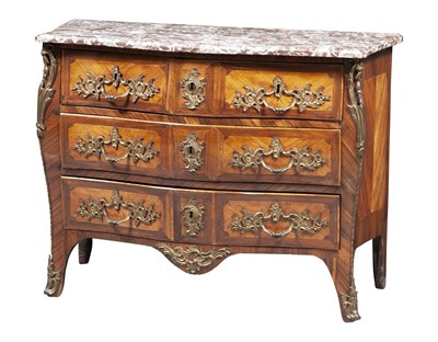 Lot 87 - Louis XV Gilt-Bronze Mounted Tulipwood and...
