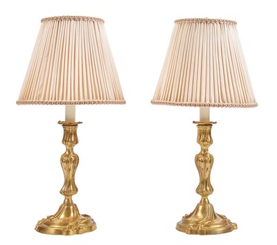 Lot 85 - Pair of Louis XV Style Gilt-Bronze...