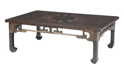 Lot 156 - Chinese Black Lacquered Low Table