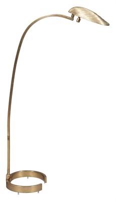 Lot 409 - Gilt Metal Shell Form Floor Lamp Height 42...