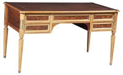 Lot 355 - Louis XVI Style Mahogany Bureau Plat Height 30...