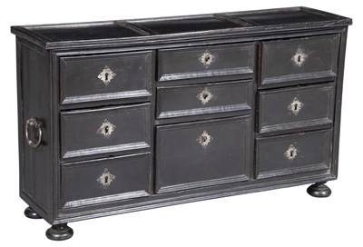 Lot 39 - German Baroque Ebonized Table Cabinet Late...
