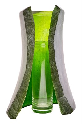 Lot 276 - Eric Théret for Daum Two-Part Pâte de Verre...
