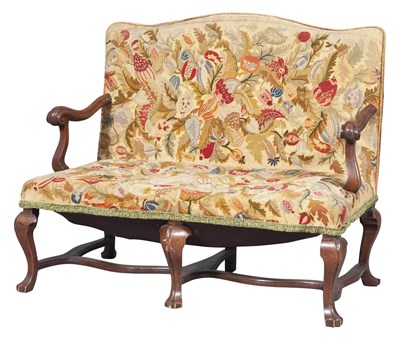 Lot 338 - Portuguese Rococo Style Needlepoint...
