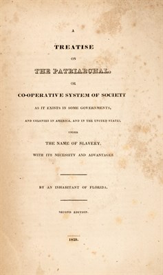 Lot 291 - [SLAVERY] [KINGSLEY, ZEPHANIAH]. A Treatise on...