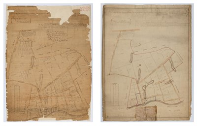 Lot 72 - A 1788 Survey Map of lands in the Out Ward