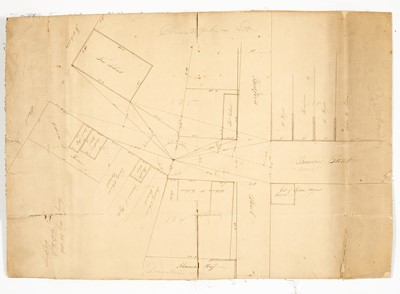 Lot 73 - An 1826 George Smith survey of Bedford Street