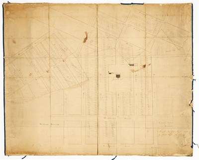 Lot 74 - With a depiction of Aaron Burr's house