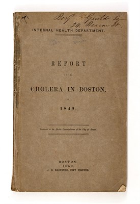 Lot 277 - [PUBLIC HEALTH - CHOLERA] [BOSTON COMMITTEE OF...