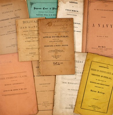 Lot 254 - [PAMPHLETS-AMERICANA] Group of approximately...