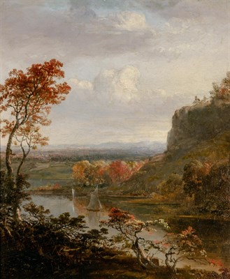 Lot 1058 - Thomas Doughty American, 1793-1856 Autumn,...