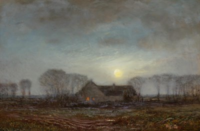 Lot 1102 - Dwight William Tryon American, 1849-1925 Night,...