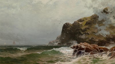 Lot 1050 - Alfred Thompson Bricher American, 1837-1908...