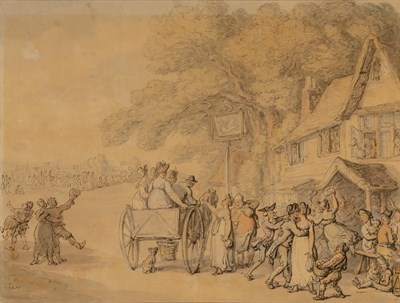 Lot 1069 - Thomas Rowlandson English, 1756-1827 Scene...