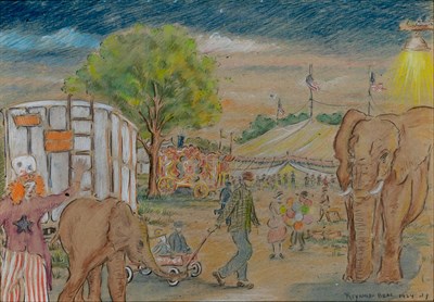 Lot 1119 - Reynolds Beal American, 1866/67-1951 Clown...