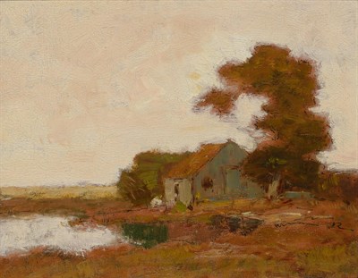 Lot 1100 - Frederick Kost American,1861-1923 Home in the...