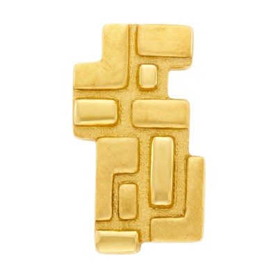 Lot 12 - Burle Marx Gold Clip-Brooch
