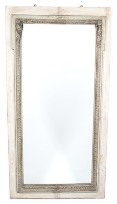 Lot 237 - Louis XVI Style Painted Wood Mirror Height 6...