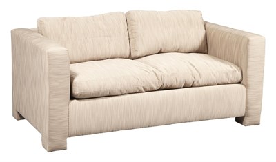 Lot 247 - Fully Upholstered Loveseat Height 27 inches,...