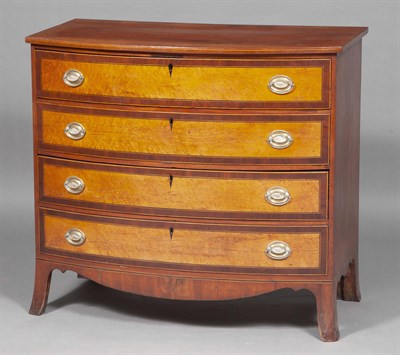 Lot 269 - Federal Inlaid Mahogany and Bird's Eye Maple...