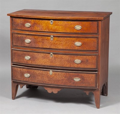 Lot 268 - Federal Maple and Inlaid Bird's Eye Maple and...