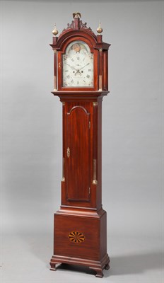 Lot 236 - Federal Inlaid Mahogany Tall Case Clock Simon...