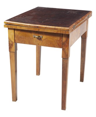 Lot 312 - Continental Walnut Games Table Height 30 1/4...