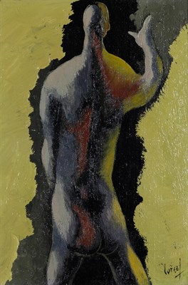 Lot 40 - Jean Lurçat French, 1892-1966 Nu fond vert...