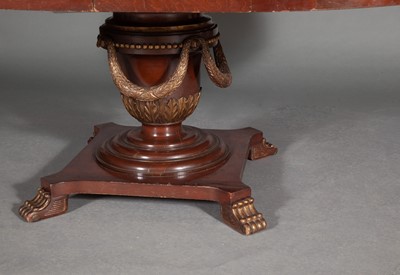 Lot 181 - Restauration Style Parcel Gilt Mahogany Dining Table