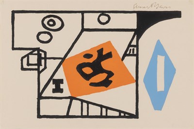 Lot 2186 - Stuart Davis (1892-1964) IVY LEAGUE (COLE 26;...