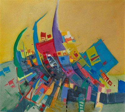 Lot 73 - Albert Alcalay American, 1917-2008 Busy City,...