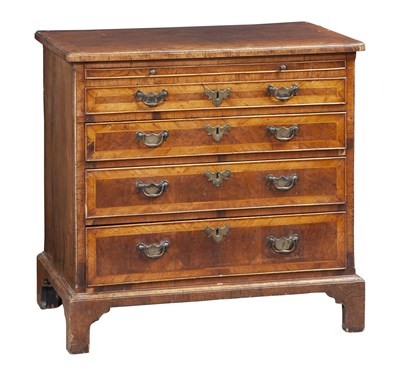 Lot 138 - George III Walnut Bachelor's Chest Third...