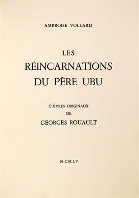 Lot 230 - [ROUAULT, GEORGES] Reincarnations du Pere Ubu....